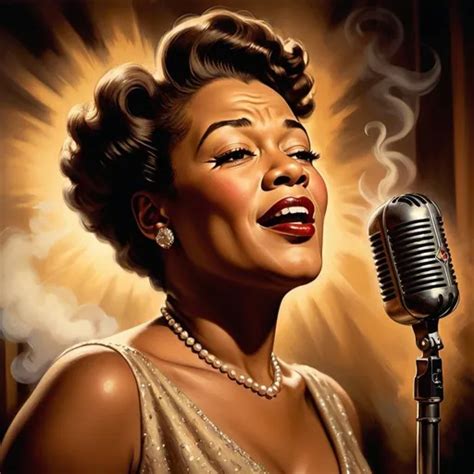 Ella Fitzgerald Jazz Music Poster 1930s