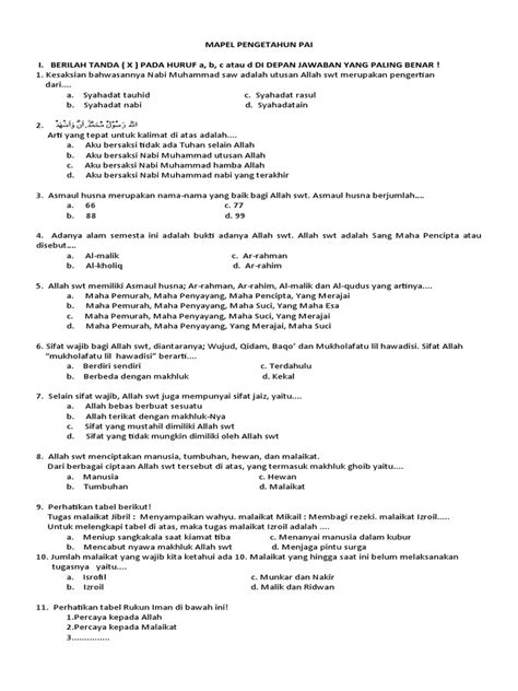 Soal Mapsi Pdf