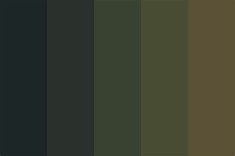 foggy forest dark Color Palette