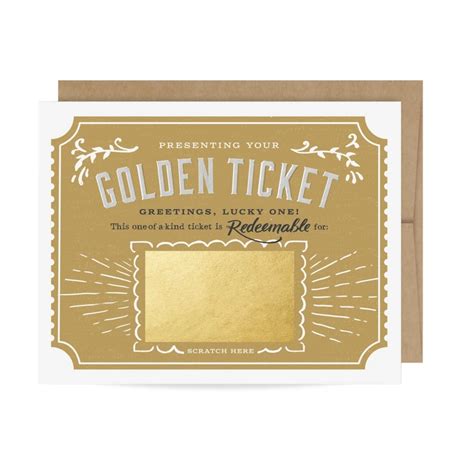 Golden Ticket Scratch Off Card Edit