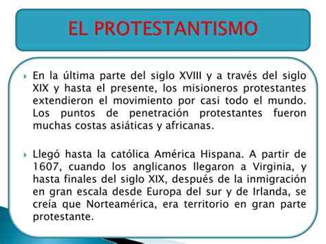 El Protestantismo PPT