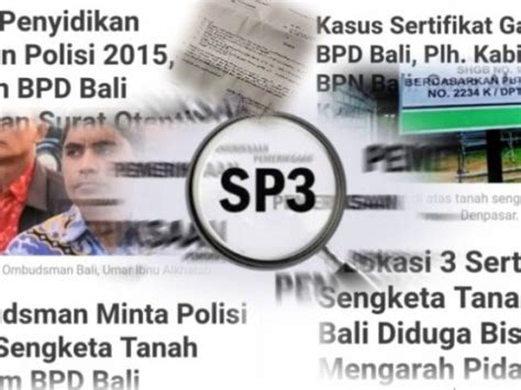 Kasus Tanah Warga Vs BPD Bali Tak Puas Laporan Polisi Di SP3