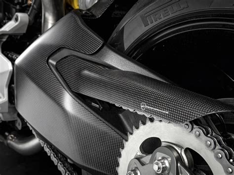 A Ducati Performance Carbon Chain Guard Ducati Supersport