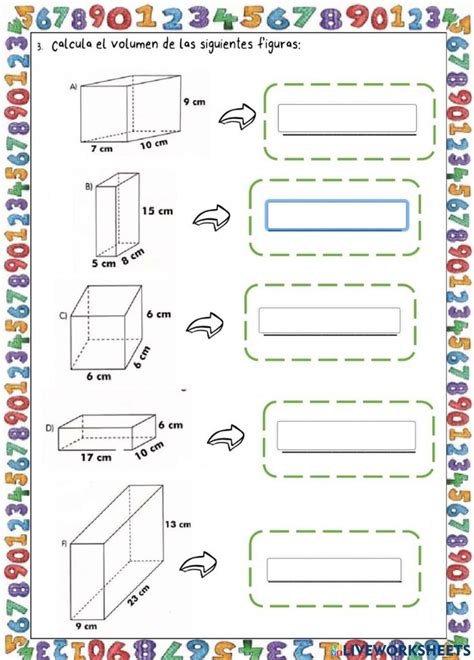 Volumen De Prismas Online Worksheet How To Plan Worksheets Videos