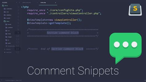 Crear Comentarios Automaticos En Sublime Text Con Comment Snippets