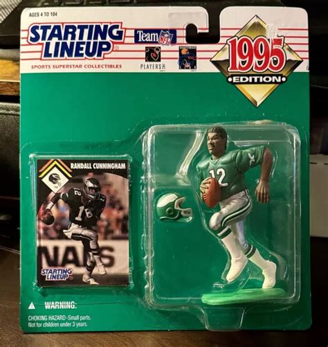 1995 NFL KENNER Starting Lineup Randall Cunningham Philadelphia Eagles