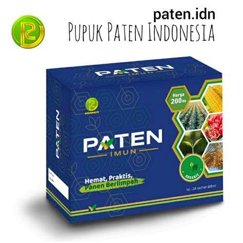 Jual Pupuk Paten Organik Teknologi Nano Box Sachet Pupuk Paten