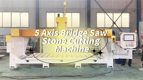 Mishi 5 Axis Bridge Saw Granite Cutting Machine Cnc Granite Polishing