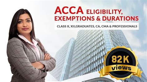 Acca Eligibility Exemptions And Duration Youtube