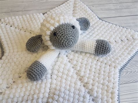 Ravelry Liam The Lamb Baby Lovey Blanket Pattern By Crafting Happiness