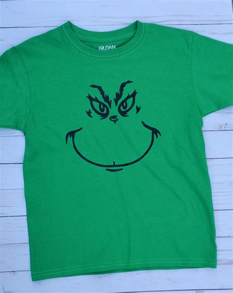 Grinch T Shirt Grinch Boy Shirt Grinch Boy Christmas Shirt Etsy