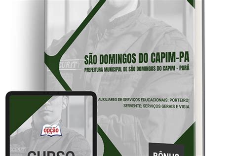 Baixar Apostila Prefeitura de São Domingos do Capim PA 2024