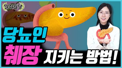 췌장 건강 유지하려면 이것 신경쓰세요 당뇨와 췌장의 관계 Youtube