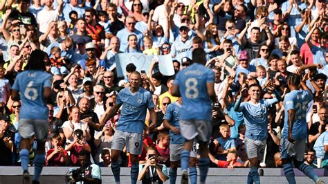 Hasil Liga Inggris Haaland Hat Trick Manchester City Hajar Fulham