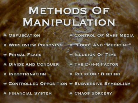 Quotes About Control And Manipulation 29 Quotes