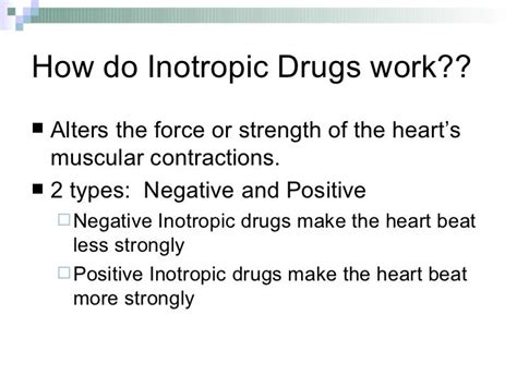 Cardiac Medications