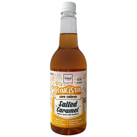 The Skinny Food Co Barista Salted Caramel Coffee Syrup 1l Bandm