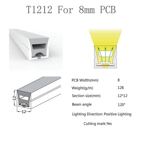 WS2812B WS2811 SK6812 5050 LED Neon Rope Tube Silicone Gel Flexible