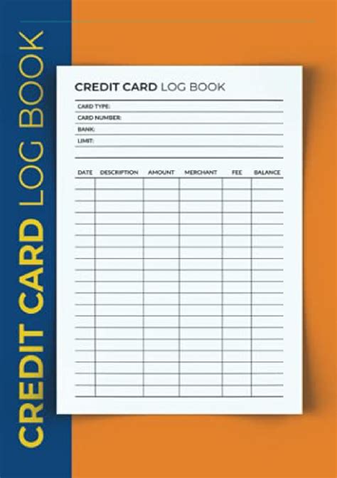 [DOWNLOAD]⚡️PDF ️ Credit Card Log Book: Debit And Credit Card Account ...