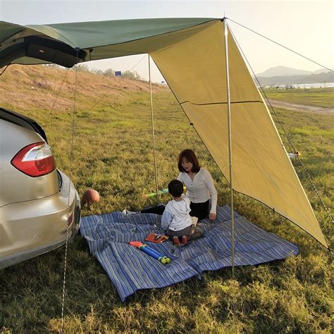 Toldo Do Carro P Rgula Lateral Acampamento Ao Ar Livre Barraca Traseira