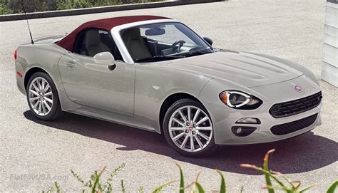 Usa Fiat 124 Spider 2018 Red Top Edition Presentazioni Nuovi