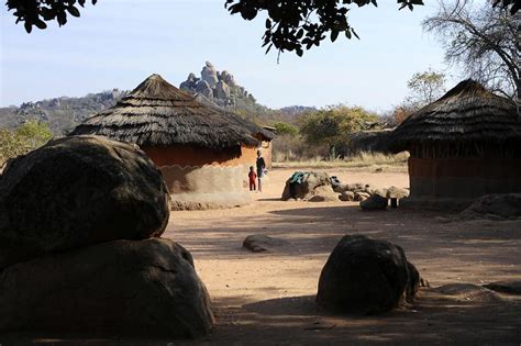 Ndebele Village 1 Matobo Hills Pictures Zimbabwe In Global Geography