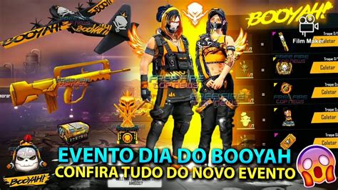 Novidade Do Free Fire Dia Do Booyah Garena Vazouu Tudo YouTube