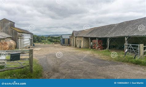 The Old Farmyard Stock Image Image Of Rural Farmhouse 108066861