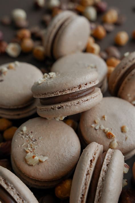 Chocolate Hazelnut Macaron Vivian Bakery