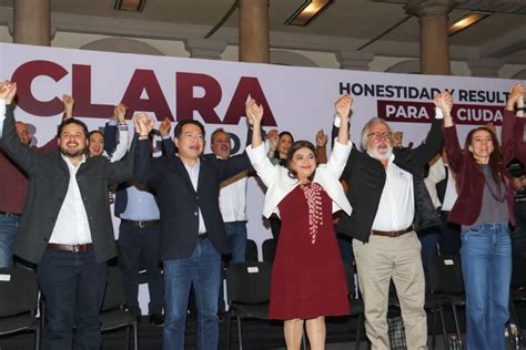 Clara Brugada Presenta A Su Equipo De Precampa A