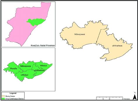 Map of King Cetshwayo District Municipality (KCDM). | Download Scientific Diagram