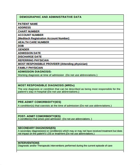 Free 18 Sample Discharge Summary Templates In Word Pdf