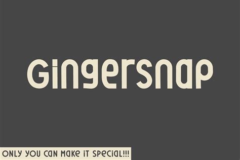 Gingersnap Font By Hanna Bie · Creative Fabrica