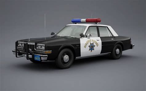 1981 Dodge Diplomat California Highway Patrol Police Cars Old Police