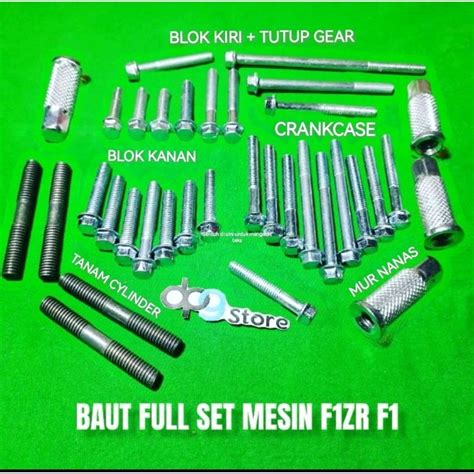 Jual Baut Blok Block Mesin Full Set Fiz Fizr Force One Kunci Shopee