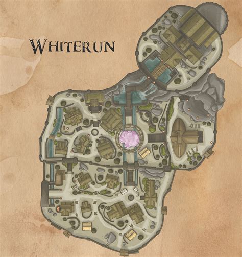 Skyrim Whiterun Map By Mirhayasu On Deviantart