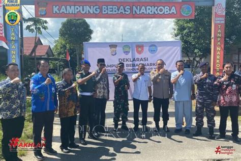 Fokus Borneo Deklarasi Kampung Bebas Dari Narkoba Di Perum Korpri