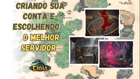 Tibia Criando Sua Conta E Escolhendo O Melhor Servidor Parte 2 YouTube