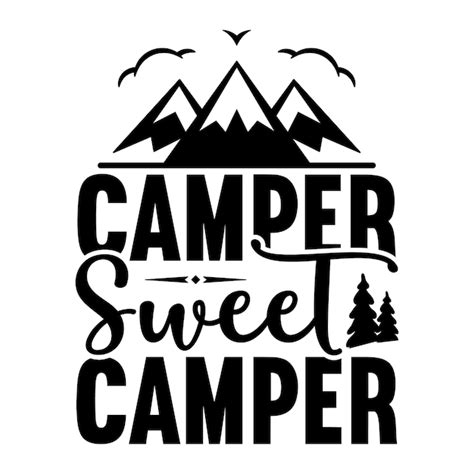 Premium Vector Happy Campers Svg Bundle Camping Bucket Cut File