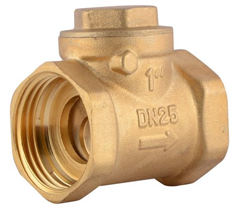 Precious 1 Inch Pipe Non Return Valve Gold 1 Piece Amazon In Home