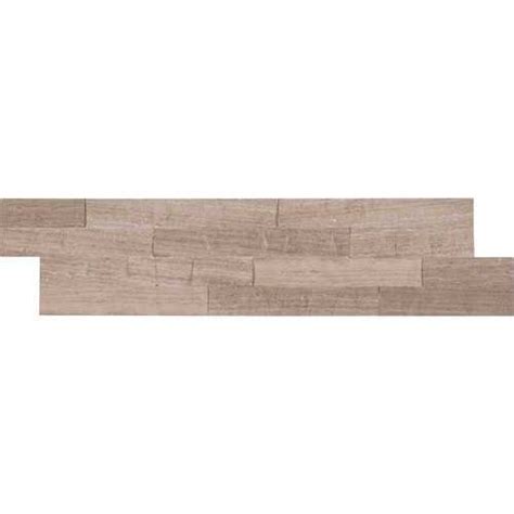 MS International Inc MGRYOAK624P Gray Oak Splitface Ledger Panel 6 In