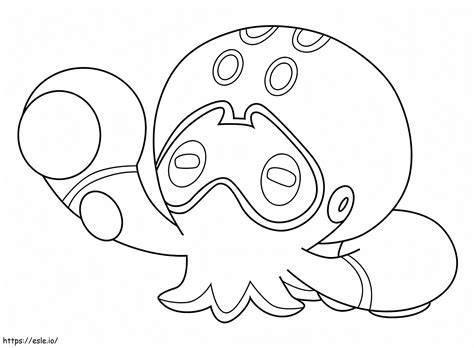 Clobbopus Pokemon 2 Coloring Page