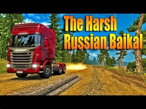 LIVE Euro Truck Simulator 2 Harsh Russia Baikal R9 Map OFFROAD