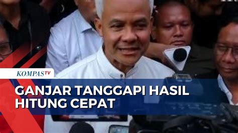 Ganjar Pranowo Katakan Ini Terkait Hitung Cepat YouTube