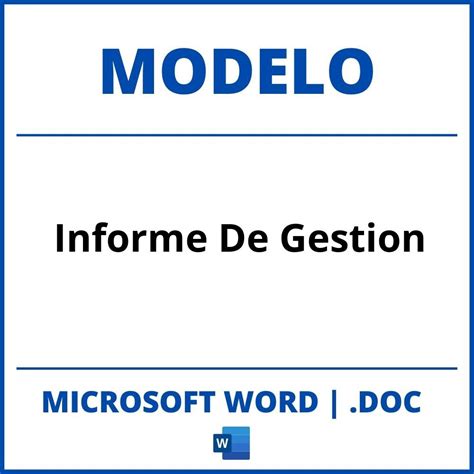 Modelo De Informe Ejecutivo En Word