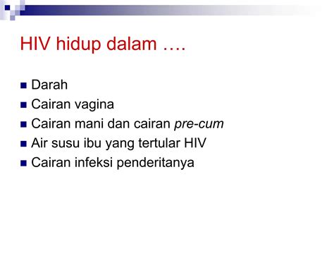 MATERI PRESENTASI KESEHATAN HIV DAN AIDS Ppt