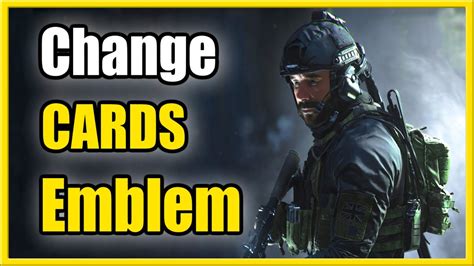 How To Change Emblem Calling Card In Cod Modern Warfare Fast