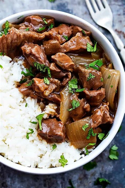 Slow Cooker Beef On Rice Creme De La Crumb