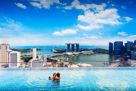 Singapore stock photo. Image of relax, pool, finance - 99280710