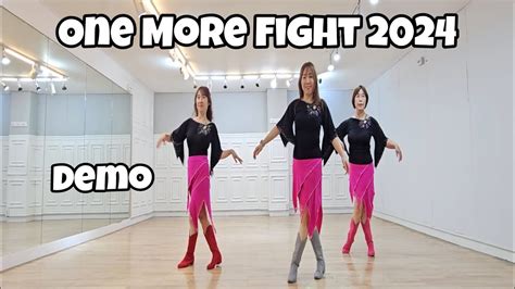 One More Fight 2024 Line Dance Demo Intermediate Mark Furnell Chris